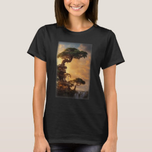 Treehouse Pirate Ship Pirate Of The Caribbean Anim T-Shirt