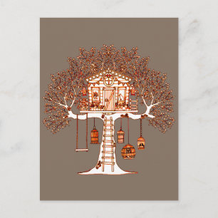 Treehouse Postcard
