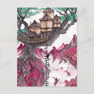 Treehouse Postcard
