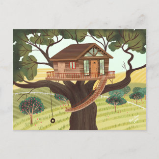 Treehouse  postcard