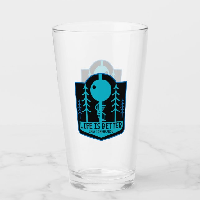 Treehouses Back To School Glass (Front)