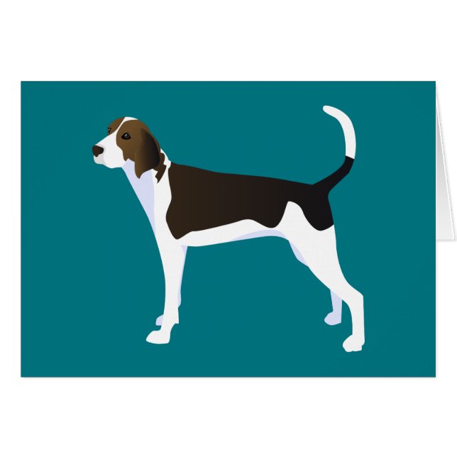 Treeing Walker Coonhound Basic Breed Customizable (Front Horizontal)