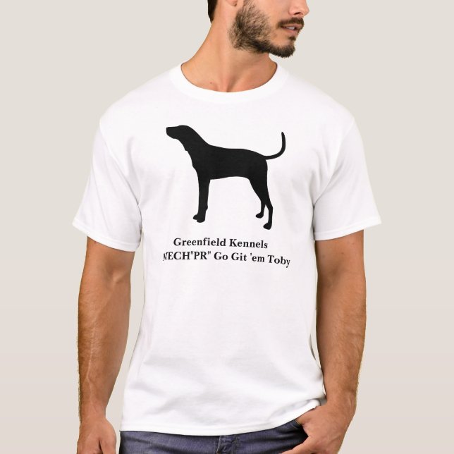 Treeing Walker Coonhound Customizable T-Shirt (Front)