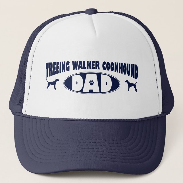 Treeing Walker Coonhound Dad Trucker Hat (Front)