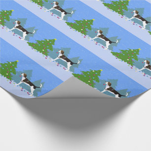 Treeing Walker Coonhound Decorating Christmas Tree Wrapping Paper
