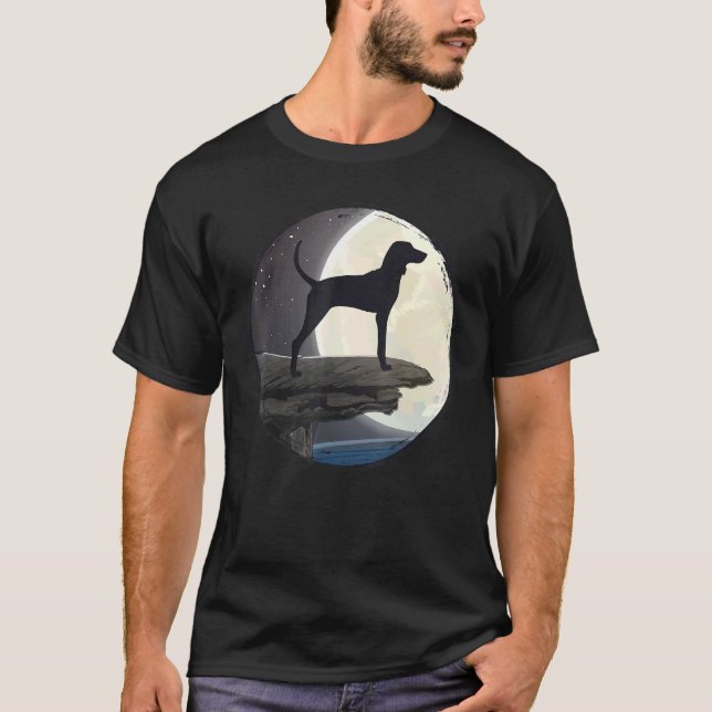 Treeing Walker Coonhound Dog Retro 13 T-Shirt (Front)