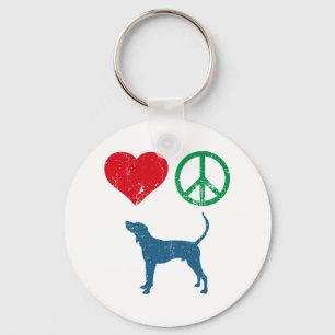 Treeing Walker Coonhound Keychain