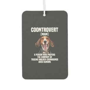 Treeing Walker Coonhound Lover Dog Coontrovert Air Freshener