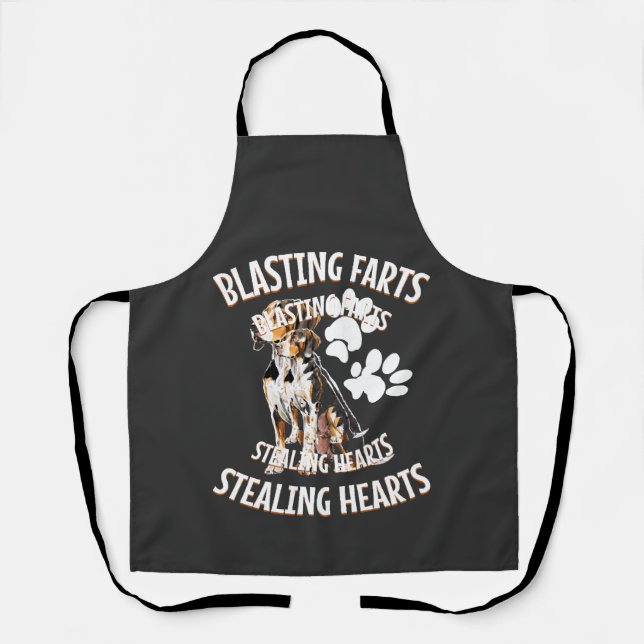 Treeing Walker Coonhound Lover Dog Owner Blasting Apron (Front)