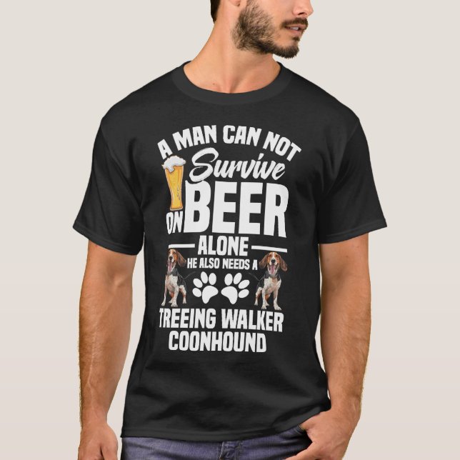 Treeing Walker Coonhound Owner Also Needs T-Shirt (Front)