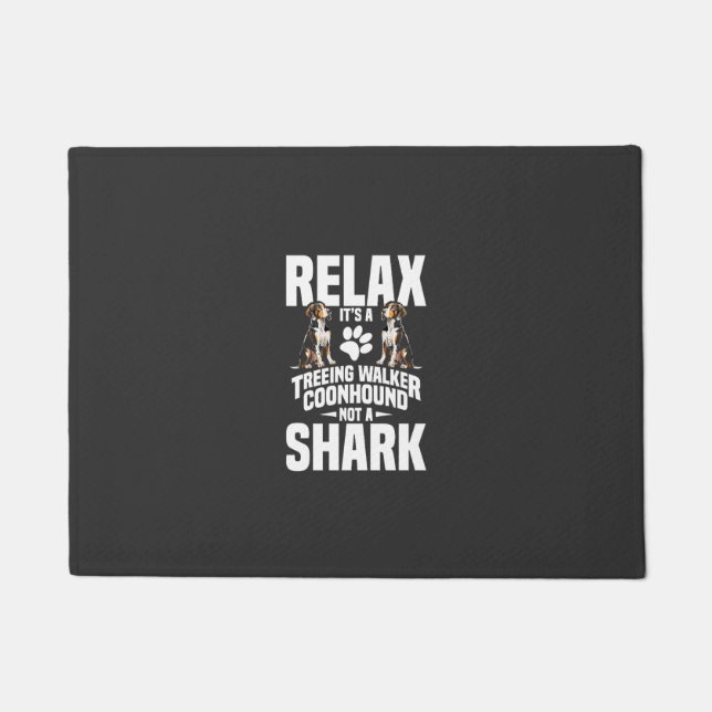 Treeing Walker Coonhound Owner Puppy Relax It�s Doormat (Front)