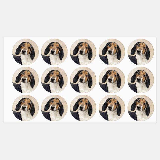 Treeing Walker Coonhound Painting - Original Art (Sheet)