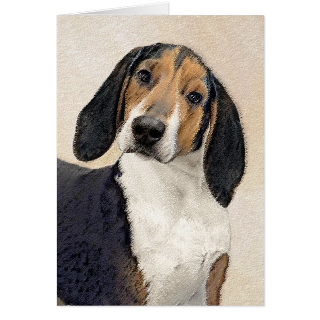 Treeing Walker Coonhound Painting - Original Art (Front)