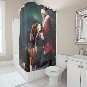 Treeing Walker Coonhound Santa Claus Christmas