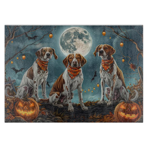 Treeing Walker Halloween Spooky Cutting Board