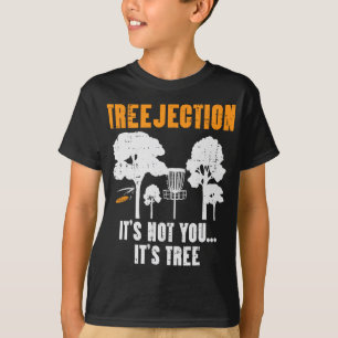 Treejection Disc Golf Funny Frisbee Golfing Sport T-Shirt