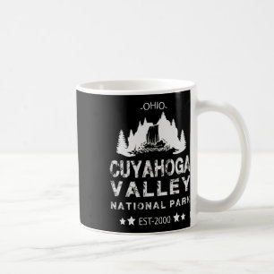 Treeline With Waterfall Cuyahoga Valley National P Coffee Mug