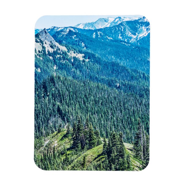 Trees and  Ridges Magnet (Vertical)