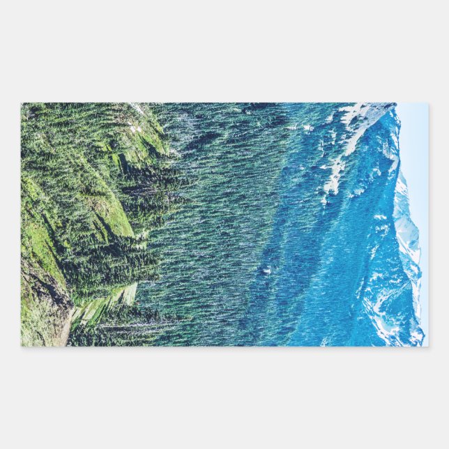 Trees and  Ridges Sticker (Front)