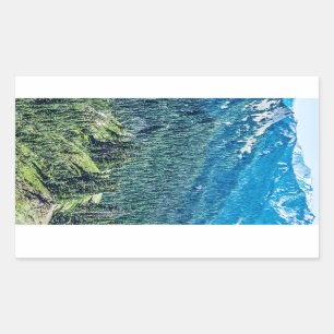Trees and Ridges Sticker