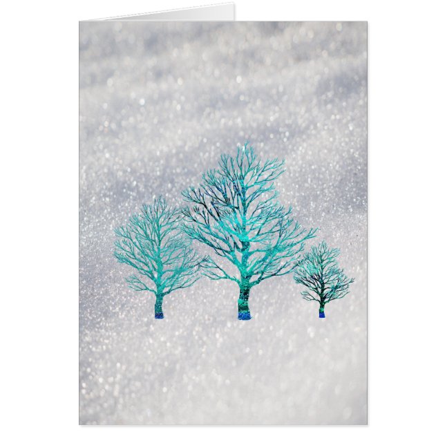 Trees and Snow Crystals (Front)