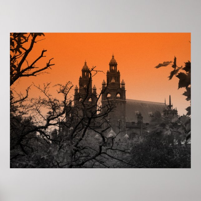 Trees and Spires Poster (Front)
