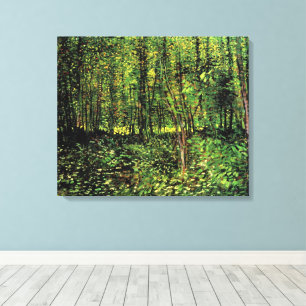 Trees and Undergrowth by Vincent van Gogh Canvas Print