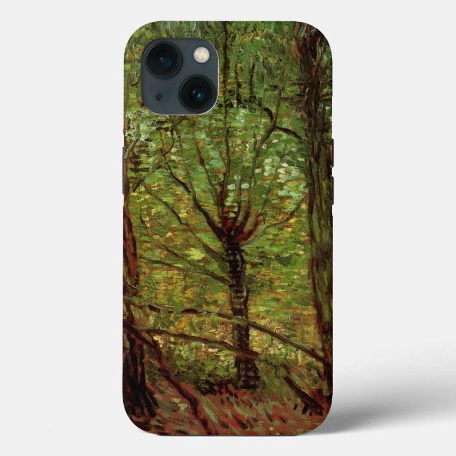 Trees and Undergrowth by Vincent van Gogh Case-Mate iPhone Case (Back)