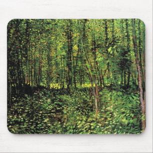 Trees And Undergrowth Mouse Pad