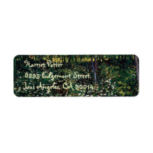 Trees and Undergrowth Van Gogh Fine Art