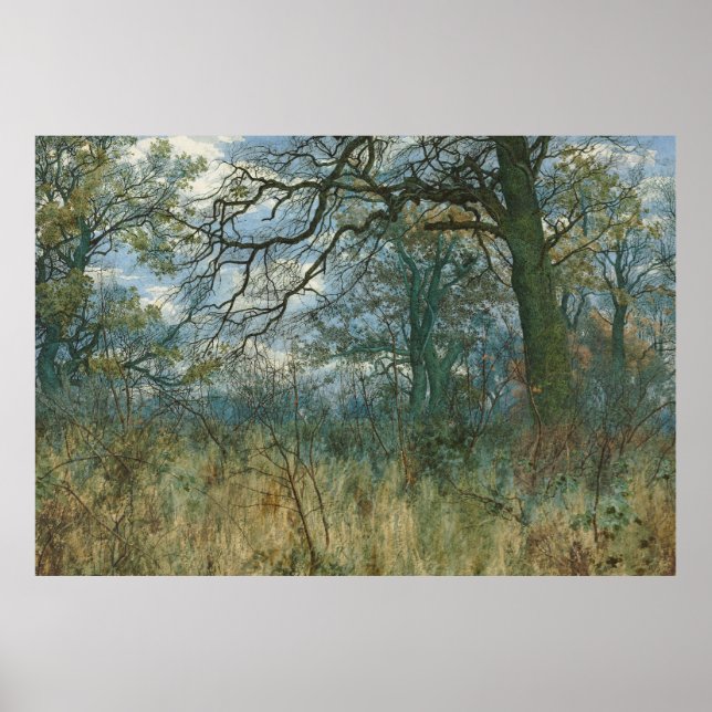 Trees and Undergrowth – William Fraser Garden Poster (Front)