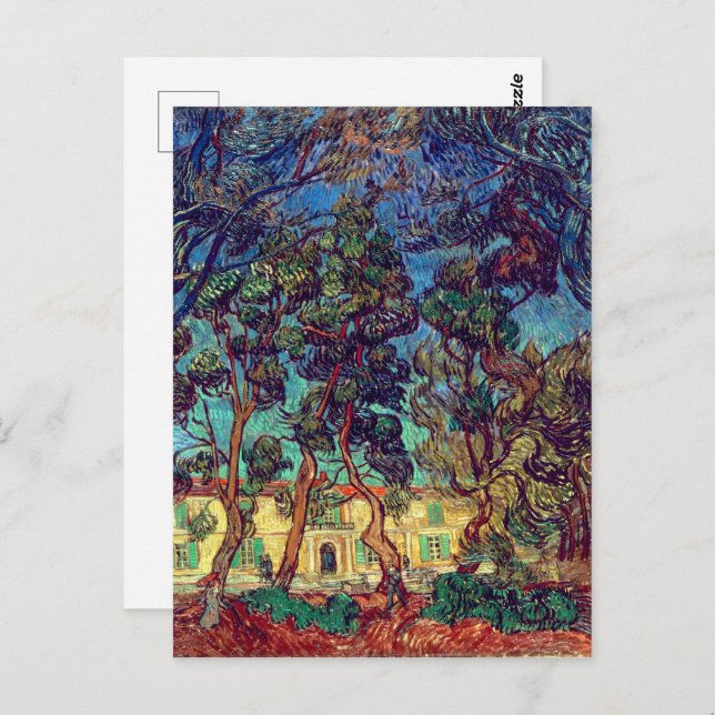 Trees at Hospital Garden | Van Gogh | Postcard (Front/Back)