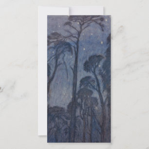 Trees at Twilight (by Edward Robert Hughes) Card