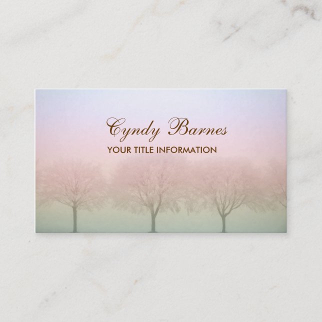 Trees Business Card (Front)