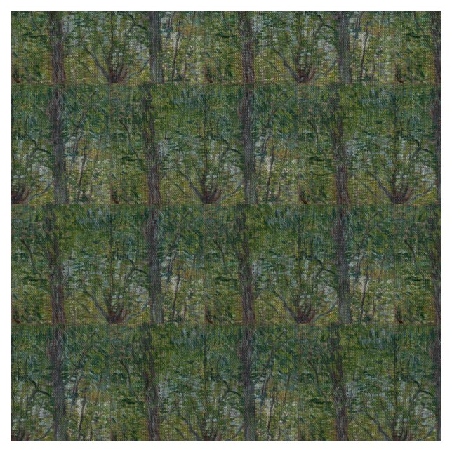 Trees by Vincent Van Gogh Fabric (Swatch)