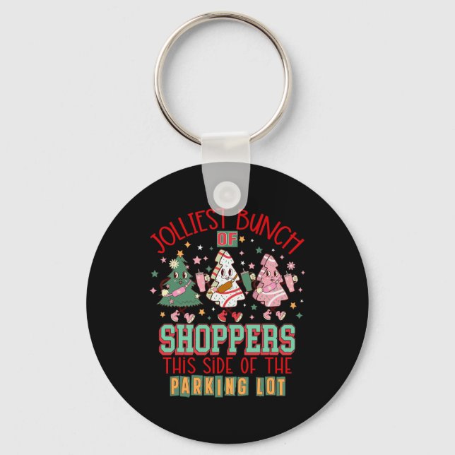 Trees Cake Debbie Friday Jolliest Bunch Of Shopper Keychain (Front)