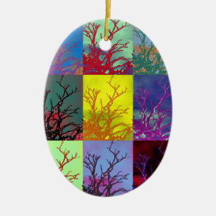 TREES CERAMIC ORNAMENT