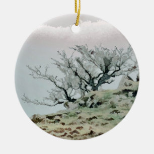 TREES CERAMIC ORNAMENT