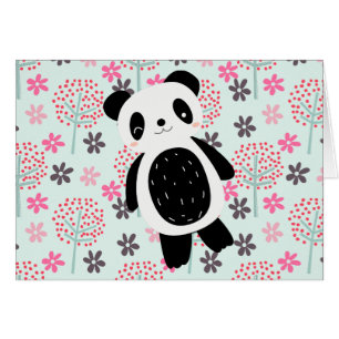Trees, Flowers, and Panda Bears
