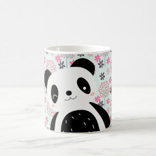 Trees, Flowers, and Panda Bears Coffee Mug