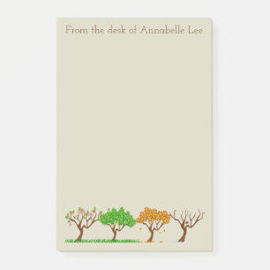 Trees for all Seasons Post-it Notes