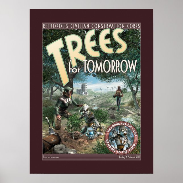 Trees for Tomorrow poster (18x24") (Front)
