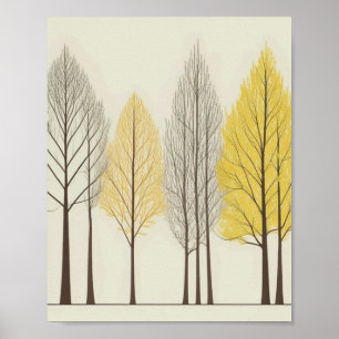 TREES HOME WALL ART POSTER