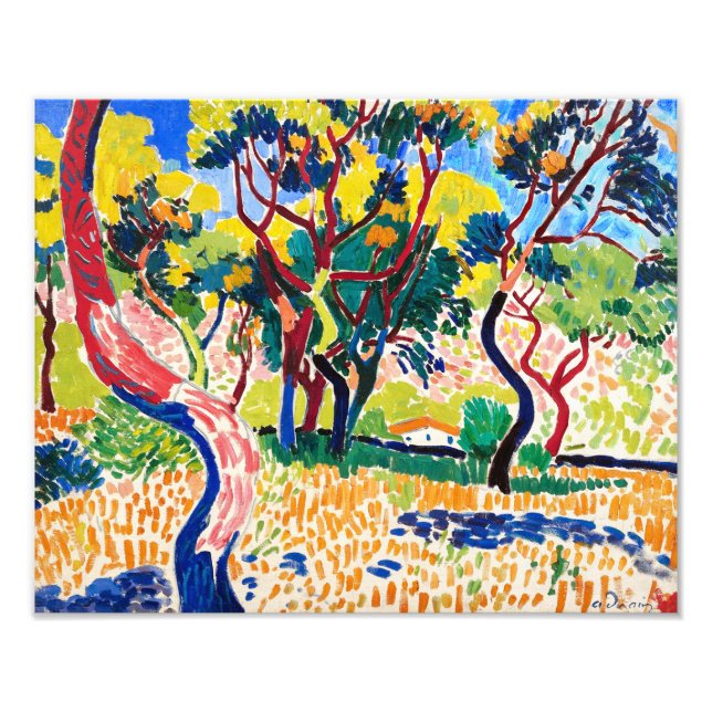 Trees in Collioure | Andre Derain | Photo Print (Front)