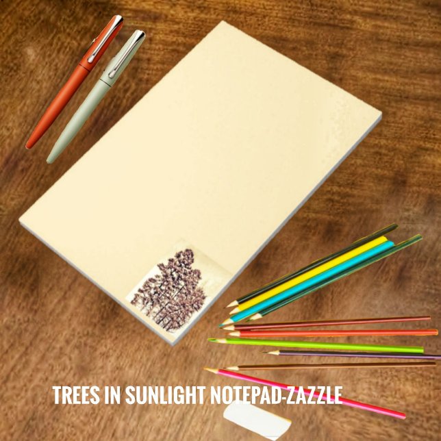 Trees In Sunlight  Notepad (Creator Uploaded)