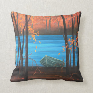 Trees in the Fall Throw Pillow