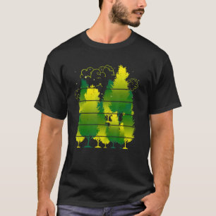 Trees in the wilderness and forest landscape trees T-Shirt