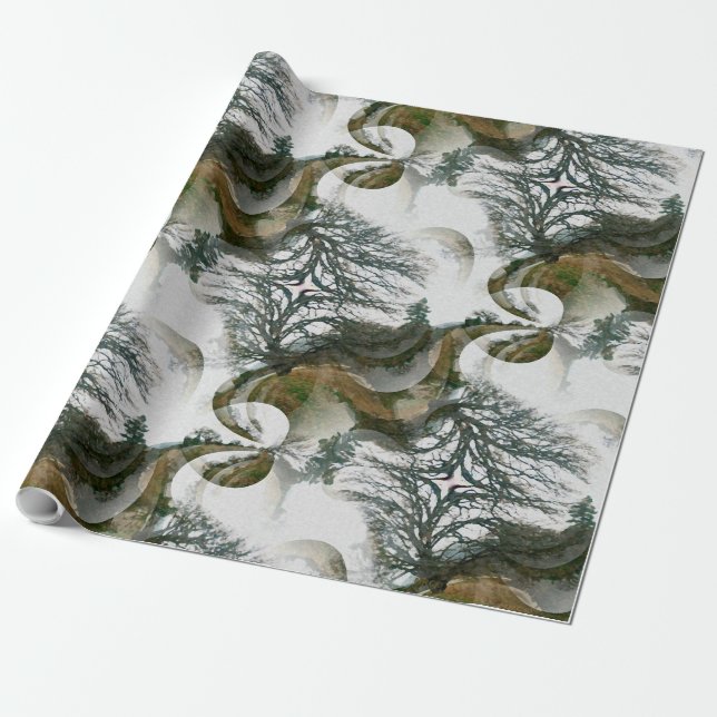Trees in Winter...... Wrapping Paper (Unrolled)