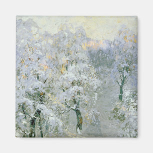 Trees in Wintry Silver, 1910 Magnet
