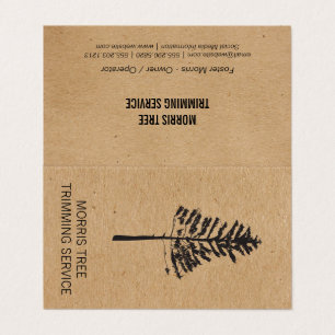 Trees Landscaping Gardener Business Card